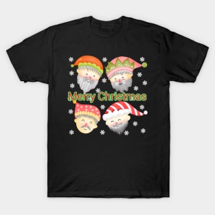 Cute Merry Christmas santa claus T-Shirt